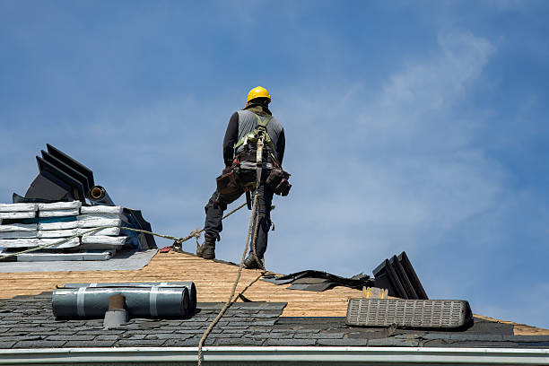 Professional Roof Repair technician working in Mills River, NC